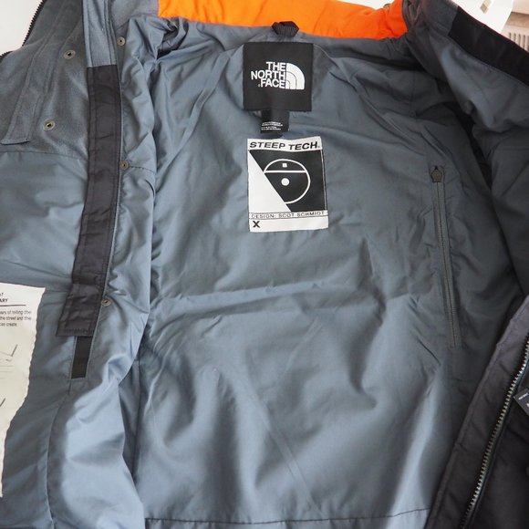 The North Face Unisex Steep Tech Jacket Scot Schmid Shell Grey Black Orange S - Picture 9 of 11